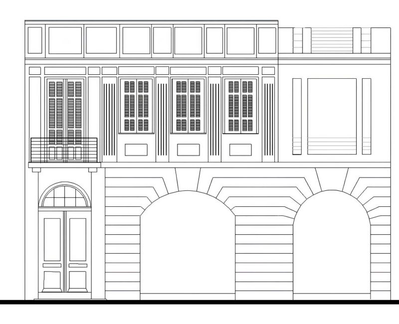 Ανακαίνιση όψης κτιρίου στην Αθήνα